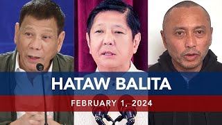 UNTV HATAW BALITA  February 1 2024 [upl. by Aramoj]