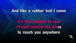 Rubber Ball  Bobby Vee KARAOKE [upl. by Aynodal]