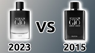 ACQUA DI GIO PARFUM VS PROFUMO REVIEW [upl. by Heron76]