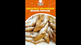 Uscatele  minciunele DELICIOASE  gogosi pufoase fara drojdie shorts gogosi gogosifaradrojdie [upl. by Aliahkim]