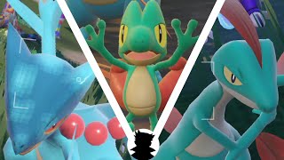 【Pokemon Camp】Treecko amp Grovyle amp Sceptile Cute evolves cry [upl. by Nessim298]