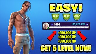 NEW FASTEST XP GLITCH in Fortnite CHAPTER 5 950k a min [upl. by Anesusa]