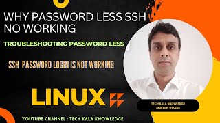 SSH passwordless login is not working  Why password less ssh not working  Troubleshooting [upl. by Llehcam]