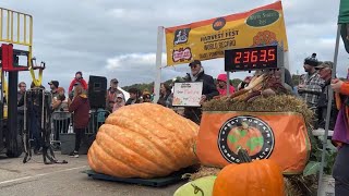 Stillwater Harvest Fest Giant Pumpkin WeighOff [upl. by Benny911]