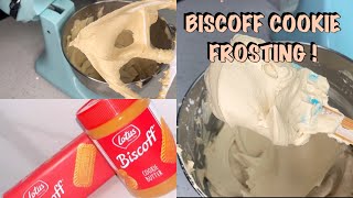 Biscoff Cookie Frosting  Biscoff Frosting  Biscoff Buttercream [upl. by Attinahs]