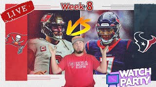 Bucs Vs Texans Live Game  Play by Play  Watch Party [upl. by Einapets534]