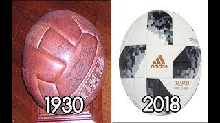 EVOLUCIÓN DE LOS BALONES ● MUNDIAL ● 1930  2018 [upl. by Filip]