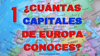 TEST  ¿CUÁNTAS CAPITALES DE EUROPA CONOCES 1 [upl. by Onibas]