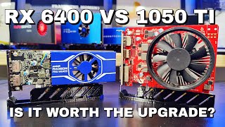 RX 6400 vs 1050 Ti Gaming Benchmark Review [upl. by Hatty976]