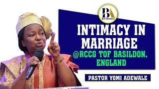 INTIMACY IN MARRIAGE PASTOR YOMI ADEWALE  RCCG TOF BASILDON ENGLAND [upl. by Mathia]