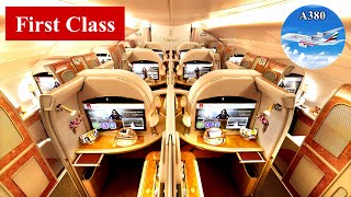 Emirates First Class A380 Flight from Dubai to Tokyo  OnBoard Shower  Dubai Lounge [upl. by Anerda]