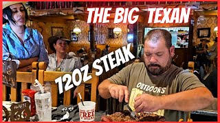 The Big Texan 72 oz Steak Challenge Amarillo Texas [upl. by Dalila385]