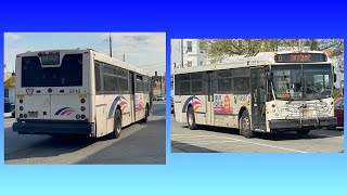 NJ Transit 10 BAYONNE JFK BLVD VIA PAMRAPO AVENUE NABI 41615 5718 [upl. by Kired]