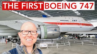 Detailed tour through the FIRST Boeing 747 prototype  RA001 at the Museum of Flight in Seattle [upl. by Nuavahs]