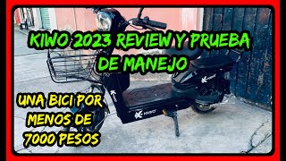 Bicicleta eléctrica Kiwo 2023  Review y prueba de manejo [upl. by Chi730]