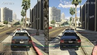 Grand Theft Auto 5 Xbox 360 vs PS3 Gameplay FrameRate Tests [upl. by Gustie147]