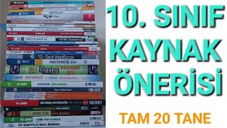 10 SINIF KAYNAK ÖNERİSİ  TAM 20 TANE KAYNAK💯 [upl. by Caplan]