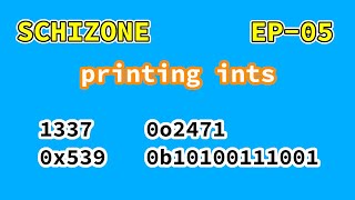 printing integers in x86 assembly  SCHIZONE EP05 [upl. by Lavena]