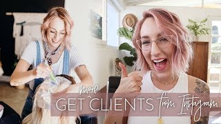 How to gain more clients  grow your business on Instagram  Social Media for Hairstylists [upl. by Attennod169]