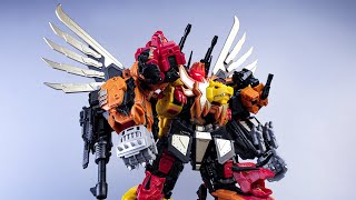 Transformers Stop Motion：Most Powerful Combiners MMC Predaking By Mangmotion变形金刚定格动画：最强合体金刚冲云霄 [upl. by Pardew323]