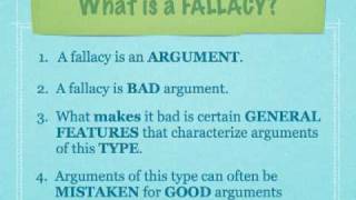 The Critical Thinker 006  Introduction to Fallacies [upl. by Otsirc886]