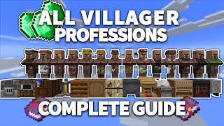 All Villager Professions Complete Guide  Minecraft 121 2024 [upl. by Ethyl336]