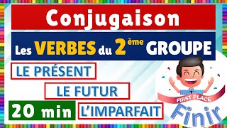 Conjugaison des verbes du 2ème groupe  le présent le futur et limparfait [upl. by Feliks]