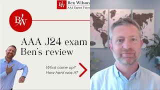 AAA J24 exam  Bens review [upl. by Emanuela914]