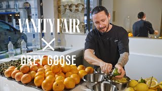 Le chef Cédric Grolet nous dévoile son nouveau trompelœil  Vanity Fair x Grey Goose [upl. by Aitnauq940]