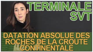 Datation absolue des roches de la croute continentale  SVT terminale  Les Bons Profs [upl. by Zulema]