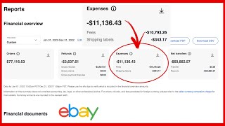 Is This NEW ebay Fee Report Useful for Taxes [upl. by Sammie]