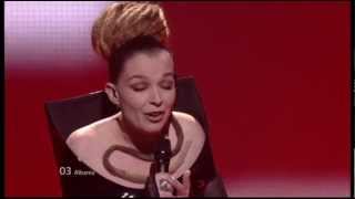 Eurovision 2012 Final 03 Albania Rona Nishliu Suus 169 HQ [upl. by Arimlede]