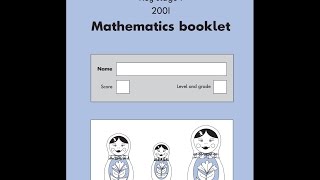 KS1 2001 Maths SATS [upl. by Tollman]