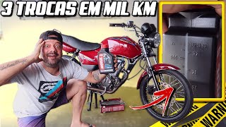 RODEI 600 KM COM O MOTUL 3000 NO MOTOR PREPARADO  BAIXOU MUITO O NIVEL  ‹‹ Maycon Aragão ›› [upl. by Esyak]