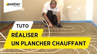 Comment réaliser rapidement un plancher chauffant   Weber [upl. by Allis]