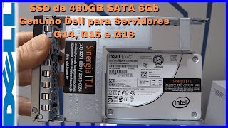 SSD 480GB SATA 6Gb Genuíno Dell para Servidores T150 R250 R260 R360 R450 R550 R740 R750 R760 R6525 [upl. by Aimac203]