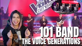 101 BAND THE VOICE GENEARATIONS AUDITION REACTION VIDEO [upl. by Emiaj]