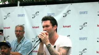 Adam Levine singing quotLets Stay Togetherquot LIVE [upl. by Ahsiem]