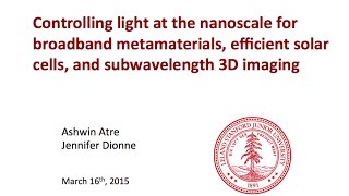 Ashwin Atres PhD Dissertation Defense [upl. by Eiruam]