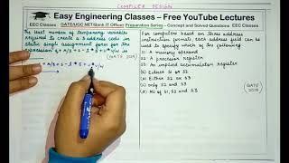 Compiler Design GATE 2015 Solved Question Part 2  Address Code fields Numerical [upl. by Adias]