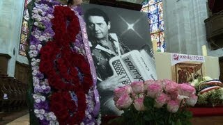 Dernier hommage à laccordéoniste André Verchuren à Chantilly [upl. by Alrats]