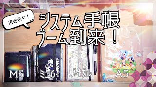 【手帳紹介】システム手帳ブーム到来！使い分け紹介ˊ˘ˋ｡♪° [upl. by Latini231]