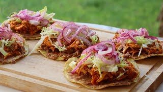 Tostadas De Pollo A La Mexicana [upl. by Eleda]