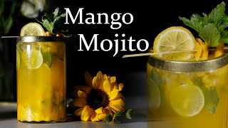 How to make Mango Mojito Mocktail  mango mojito recipe [upl. by Aikemahs602]