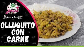 Receta de olluquito con carne [upl. by Malanie]