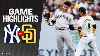 Yankees vs Padres Game Highlights 52524  MLB Highlights [upl. by Ardeth]