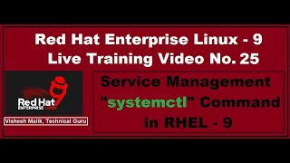 Service Management in RHEL  9  systemctl Command in Linux [upl. by Hannan646]