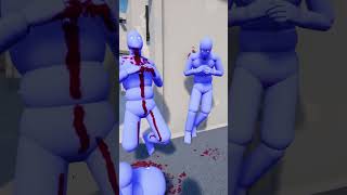 Realistic NPC Physics Active Euphoria Ragdoll and Gore euphoria npc gaming ragdolls [upl. by Gutow]