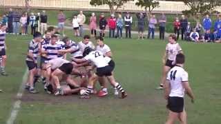 Championship winning try amp pitch invasion Newington v Riverview 2015 GPS r10 [upl. by Aninat]