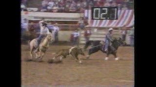 Team Roping  1984 NFR Rodeo Round Highlights and 10th Go Round [upl. by Wallis]